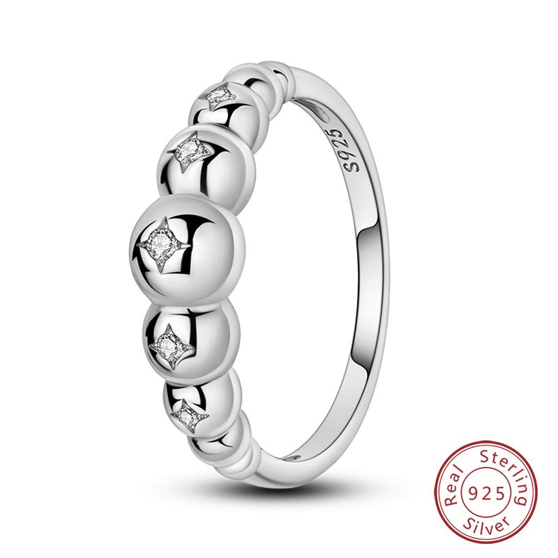925 Silver Heart Shaped Infinite Minimalist Rings Hollow Celtic Knot Rings For Women Elegant Engagement Wedding Jewelry