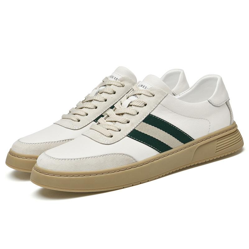 Men's shoes board shoes men's shoes men's first layer cowhide European station trendy shoes wholesale men's moving casual shoes