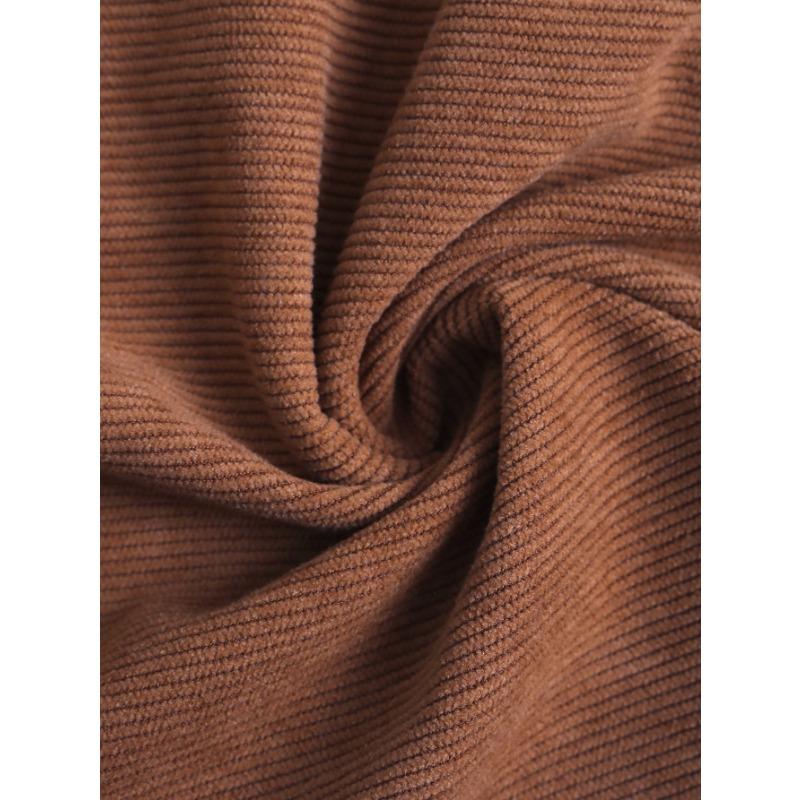 YYFS Women's Fashion Spring Fall Solid Color Print Long Sleeve POLO Neck High Waist Casual Dresses