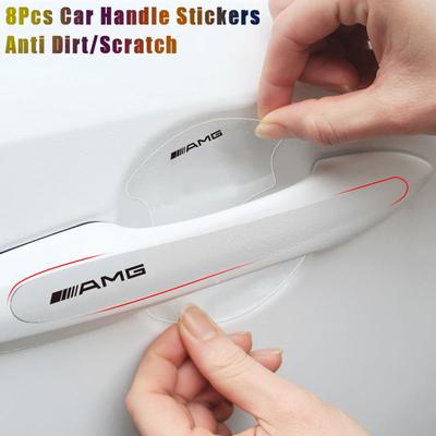 FVNH3 TPU Car Transparent Door Bowl Handle Protective Film Sticker For Mercedes Benz AMG Smart W205 C300 W203 W206 W108 W124 Brabus