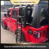 Dual-Sided Wrangler Climbing Ladder for Off-Road Vehicle Roof Racks