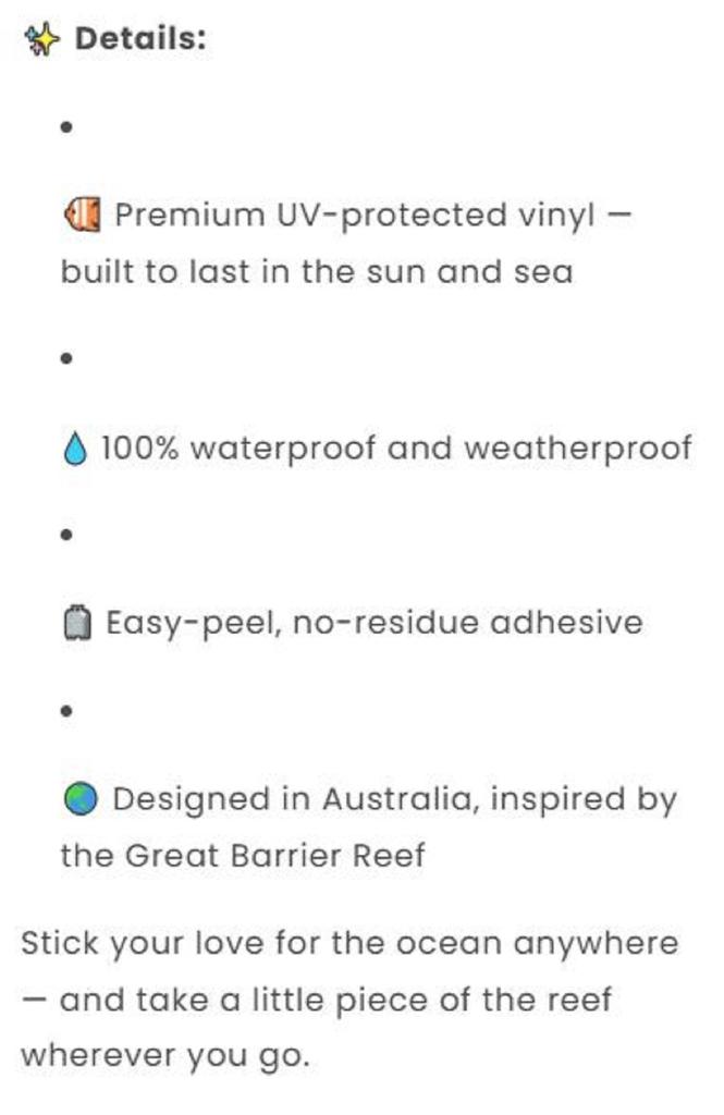 Reef Lagoon Sticker Pack Southern Rock Lobster (0928)