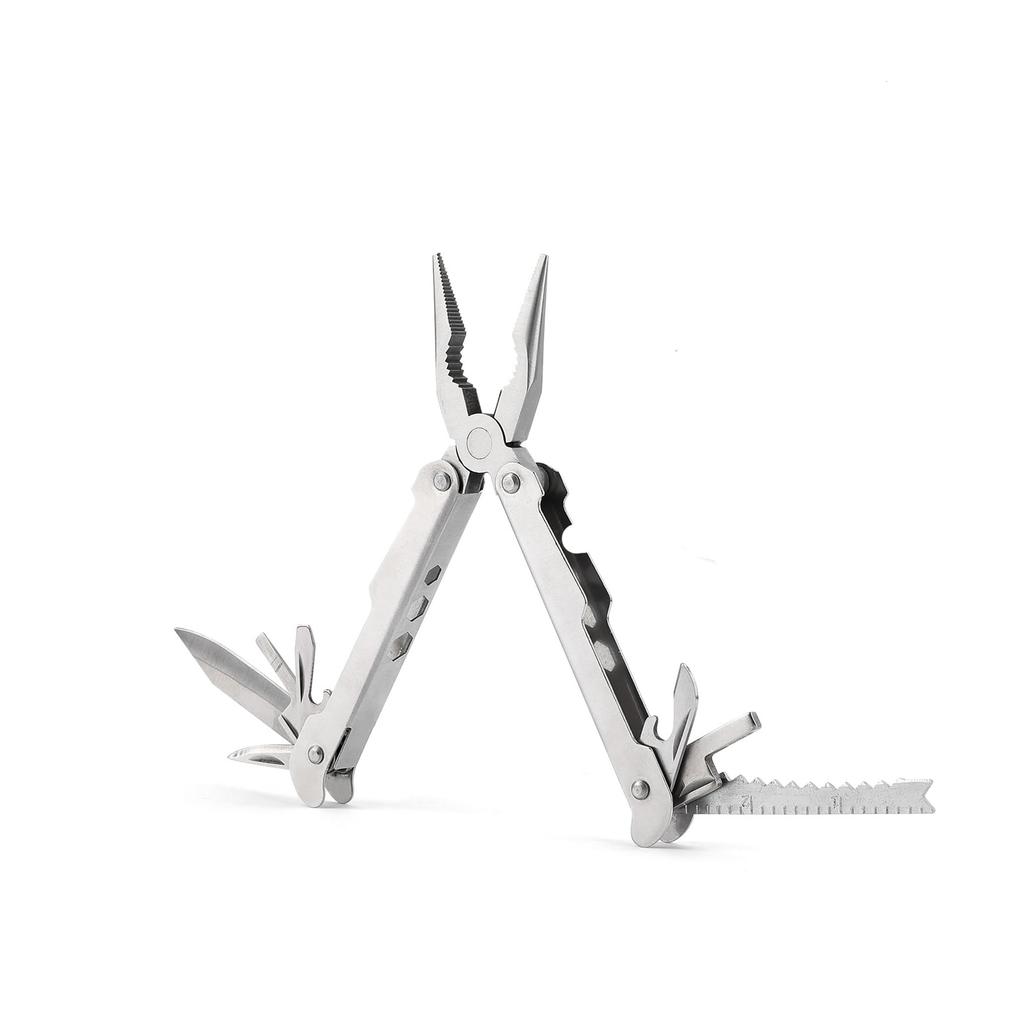 21 In 1 Multifunctional Tool Including Needle Nose Pliers, Pocket Knife, Screwdriver, Bottle And Can Opener With Storage Bag