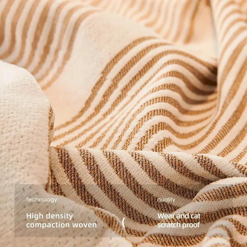 Nordic Tassel Throw Blanket Four Season Sofa Cover Dust Anti-cat Scratch Protection Cover Sofa Blanket Carpet Travel Rug Tassels