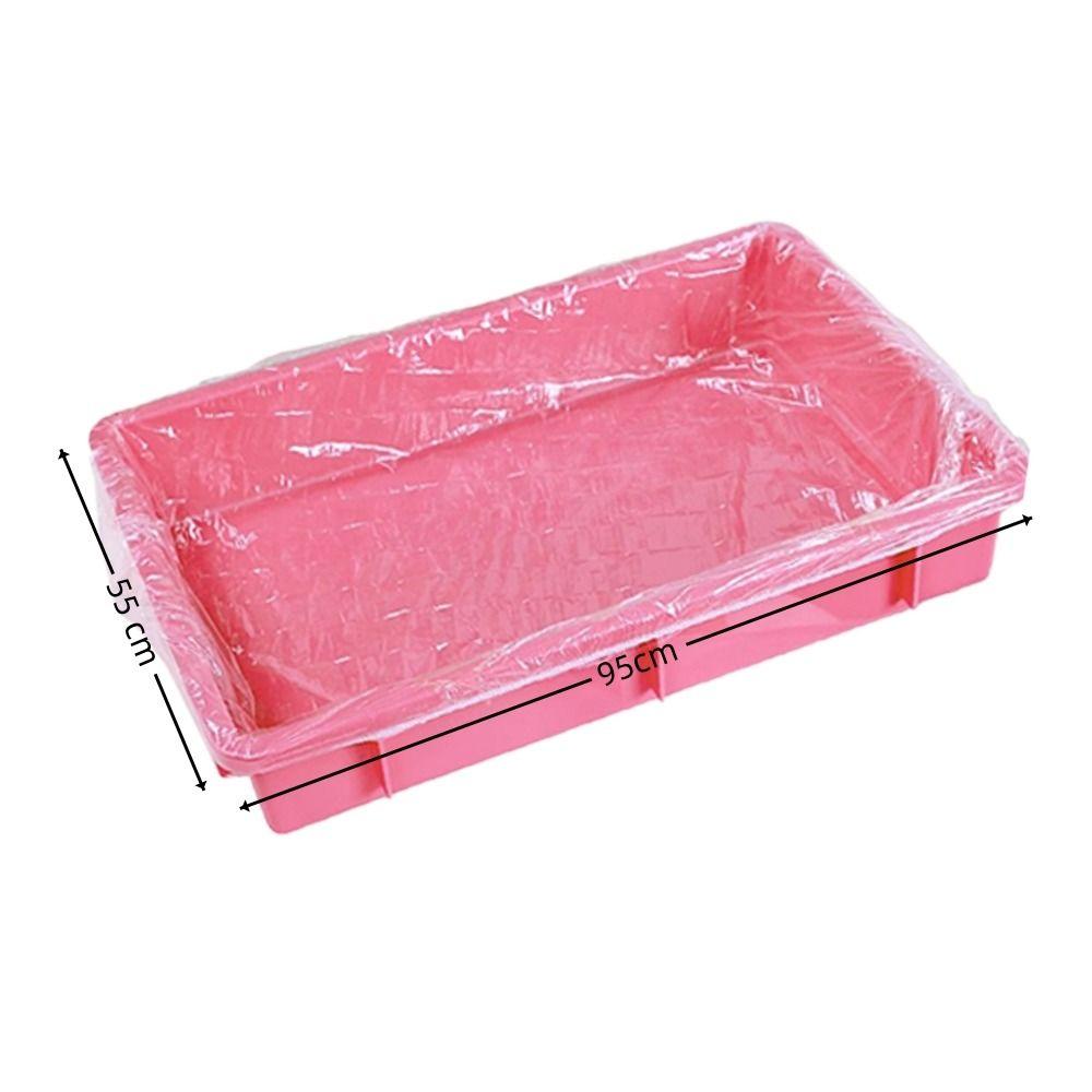 10pcs Elastic Pet Tray Cover Transparent Bird Cage Tray Durable Rabbit Cage Tray Mat  for Dog Cat