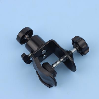 Pince en métal avec mini rotule à 360 °, support de serrage à dégagement rapide, support de trépied, clip à vis 1/4 pour lampe de poche, micro, moniteur, appareil photo
