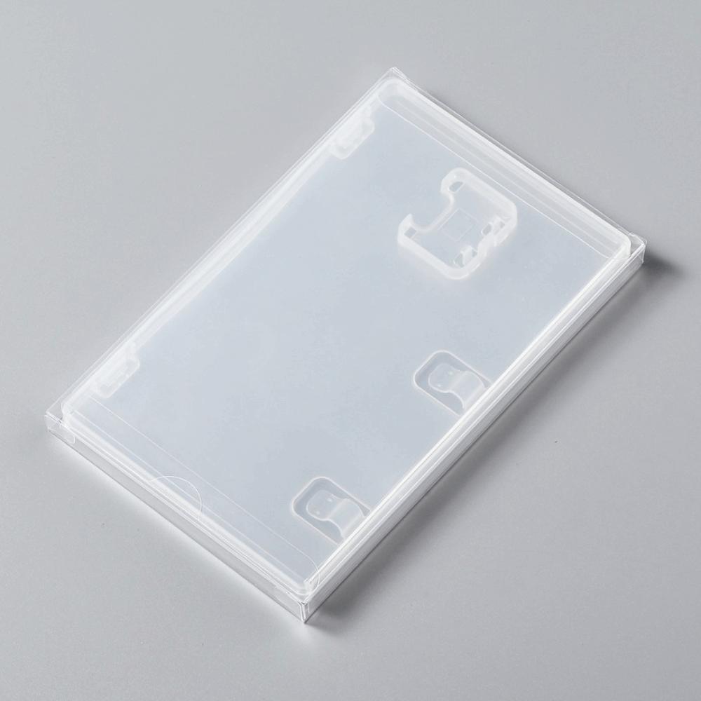 

Book Holder Game Card Storage Case Cartridge Holder Case for Switch NS Cartridge Protection прозорий