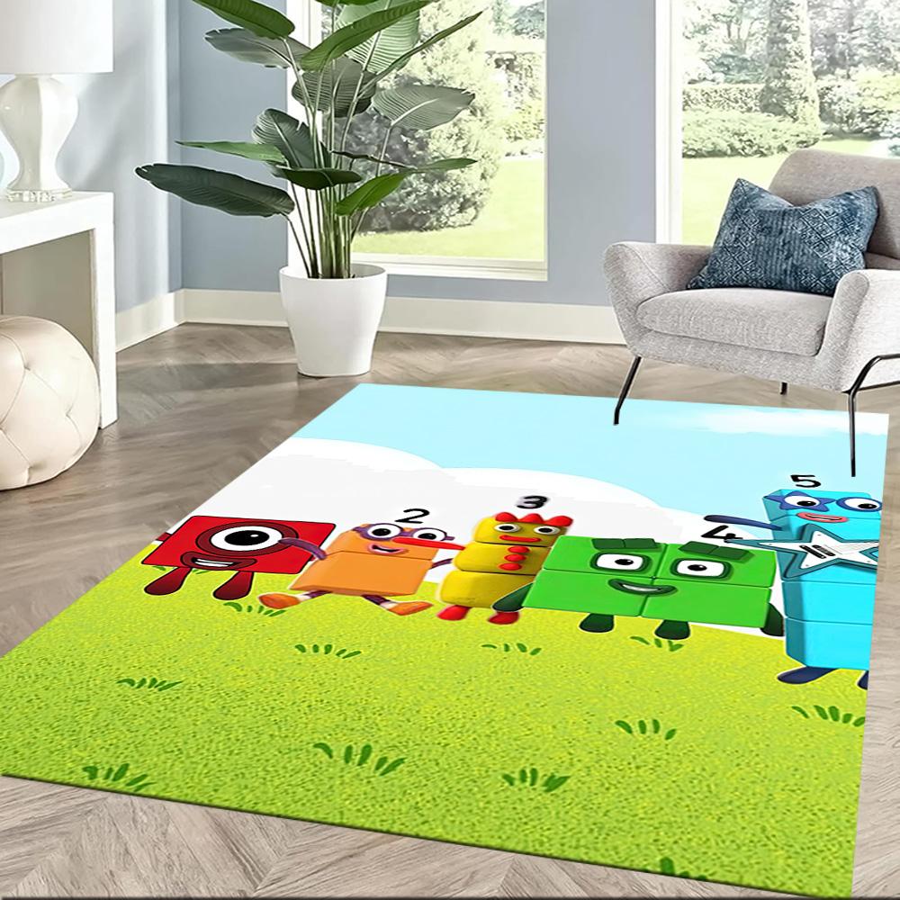 Numberblocks Area Rug Suitable For Outdoor Study Room Balcony Bedrooms Antislip Rug Decorate Offices Best For Christmas