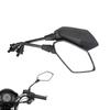 Espelho de motocicleta 2 peças E-Bike espelhos retrovisores Electrombile Back Side Convexo 8mm 10mm fibra de carbono