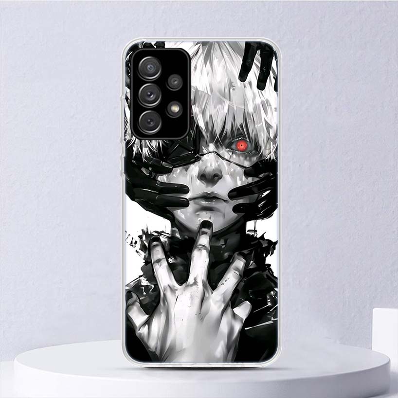 G-Ghoul Tokyo Kaneki Ken Soft Case For Samsung Galaxy A17 A16 A26 A36 A56 A15 A14 A13 A55 A54 A53 Phone Cover A25 A35 A24 A34 A2