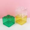 Transparent Colorful Boy Girls Cash Piggy Bank Toy Gift Coin Bank Building Block Coin Box Money Saving Box Storage Box