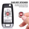 2/5/10Pcs 14mm Car Key Sticker Logo 3D Metal Emblem Car Accessories for FIAT Abbas 500 Grande Stilo Freemont Punto Astra Bravo Ducato