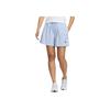 New Adidas X SEEBIN Co branded SS23 Casual Shorts Women's Light Pink Blue HY2854