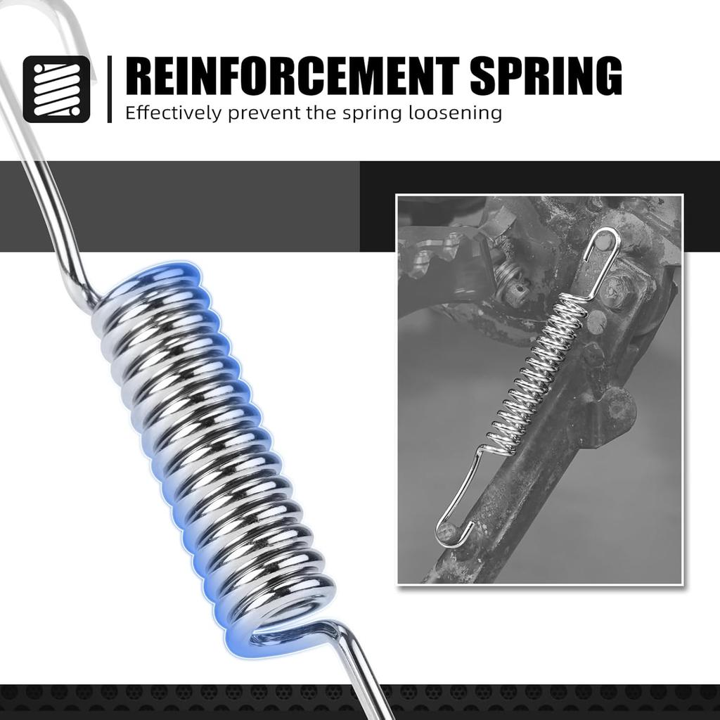 NICECNC Side Stand Springs Kick Side Kick Side 65Mn Spring Steel Compatible with DRZ400/E/S/SM 2000-2024 See Fitemtn Replacement Number: