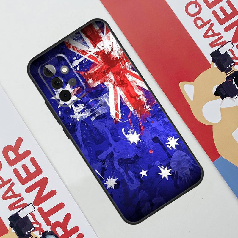 Australien Flagge Hülle Für Samsung Galaxy A52 A32 A12 A56 A36 A16 A13 A23 A33 A53 A54 A34 A14 A15 A35 A55 A17
