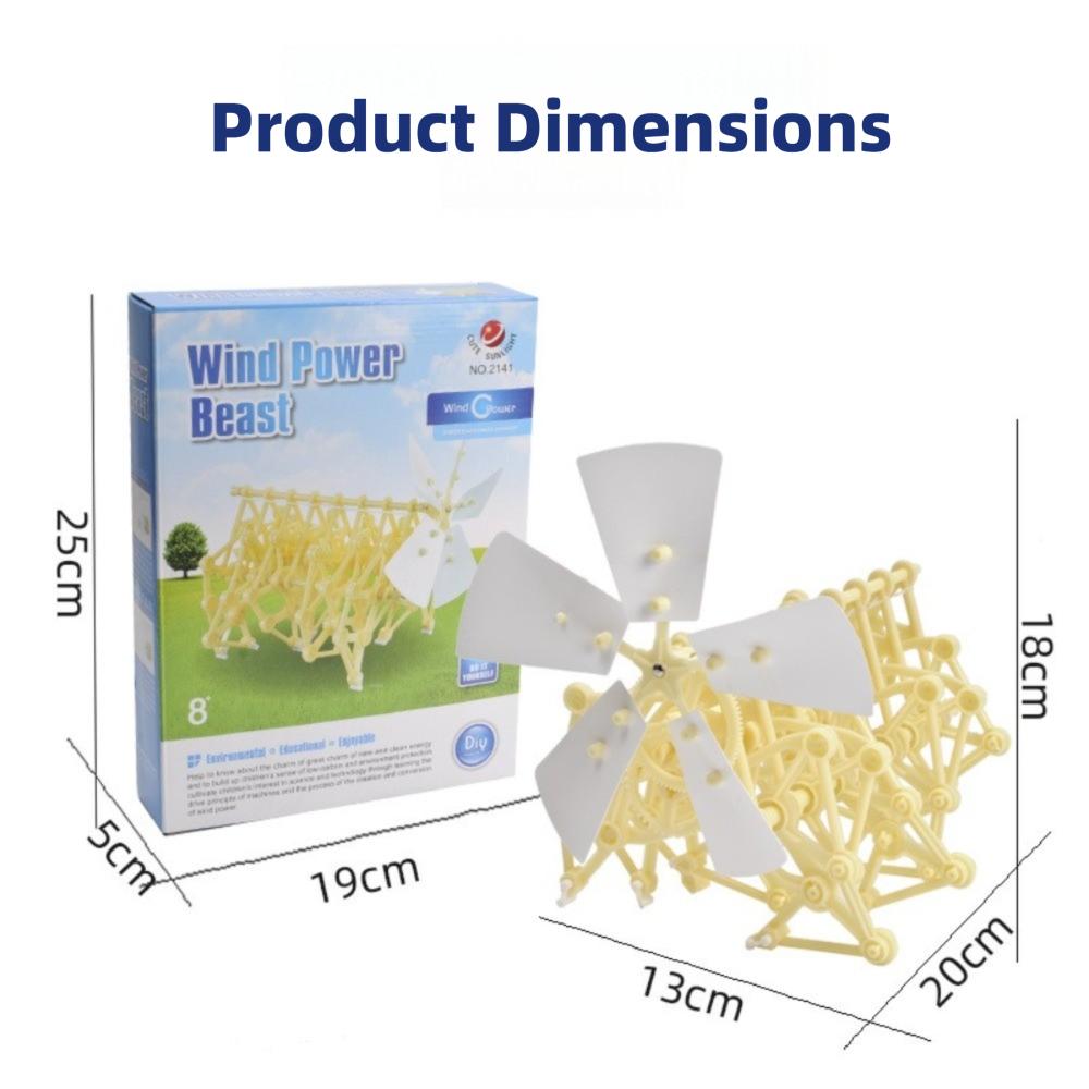 Educational Features DIY Toy Robot Interesting Mini Strandbeest Model Mechanical Puzzle Toy  Gift