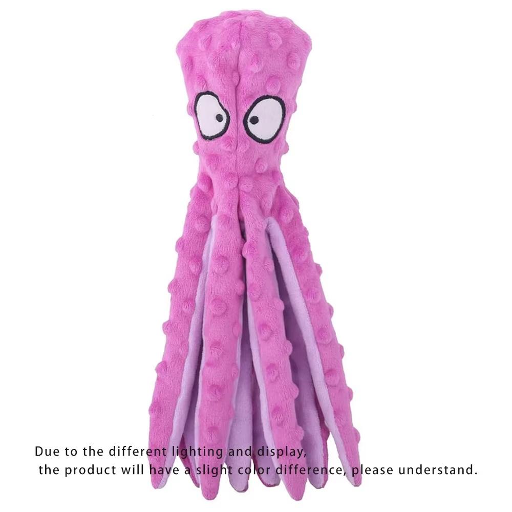 Cats and Dogs Pet Plush Octopus Toys Interactive Dog Chew Toys Plush No Fill Pet Supplies Dog Toys Squeak