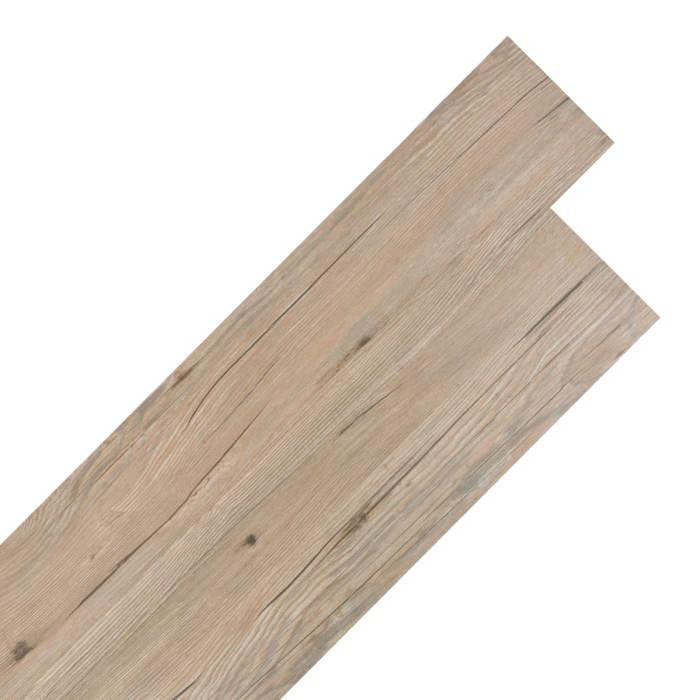 VidaXL Dalles de plancher PVC autoadhésif 5,02 m² 2 mm marron chêne 245173