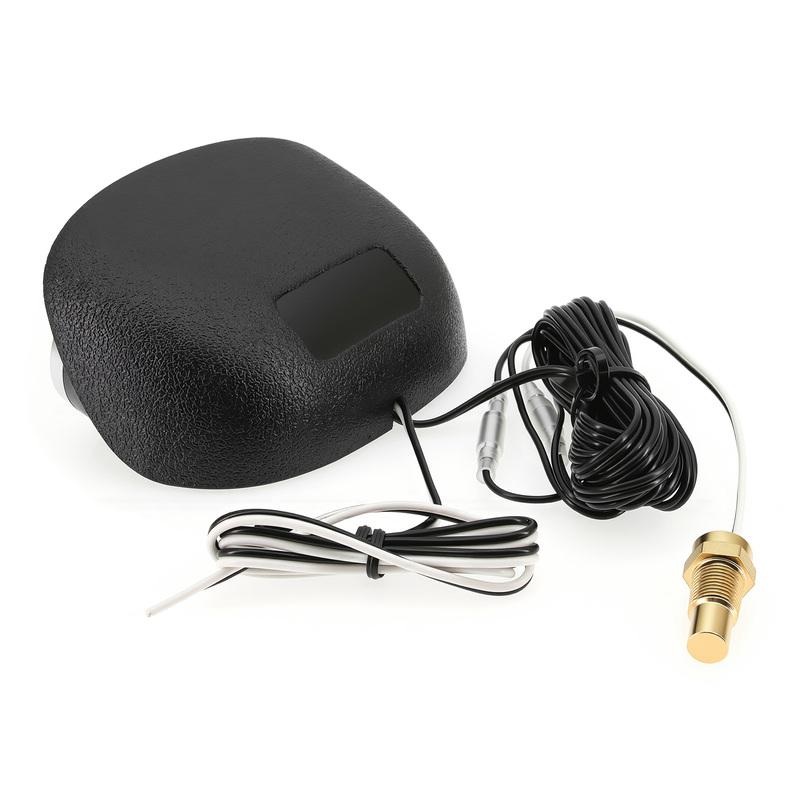 Water Temp Meter Voltage 2in1 0-120℃ Temperature Gauge LCD Indicator with Water Temp Sensor 10mm For Boat Car Motorcycle