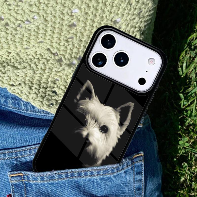 Maltese West Highland Terrier Dog Mobile Phone Case Compatible with IPhone 17 16 15 14 13 12 11Pro Max 17 Air Cover