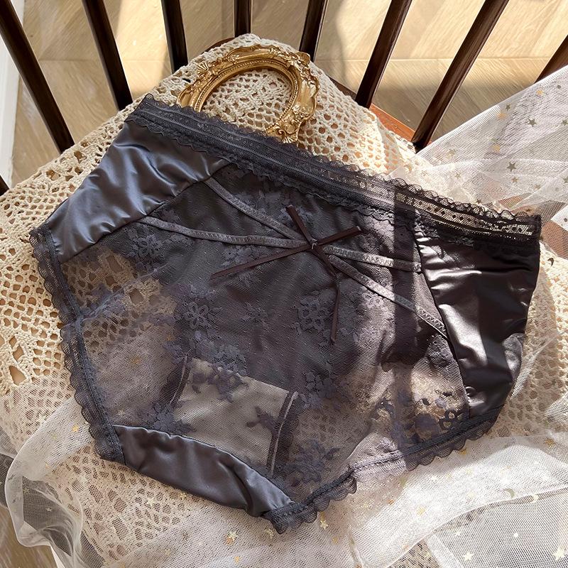 Women's Lace Tummy Control Panties - Soft, Lightweight, Breathable with Cotton Crotch