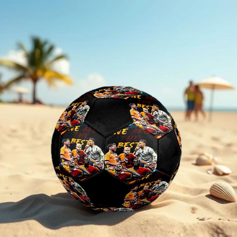 1pc Galatasaray SK Soccer Ball Size 5 Indoor Soccer Ball Fashion Colorful Backyard Game - Great For Sports Fans Gift HE10