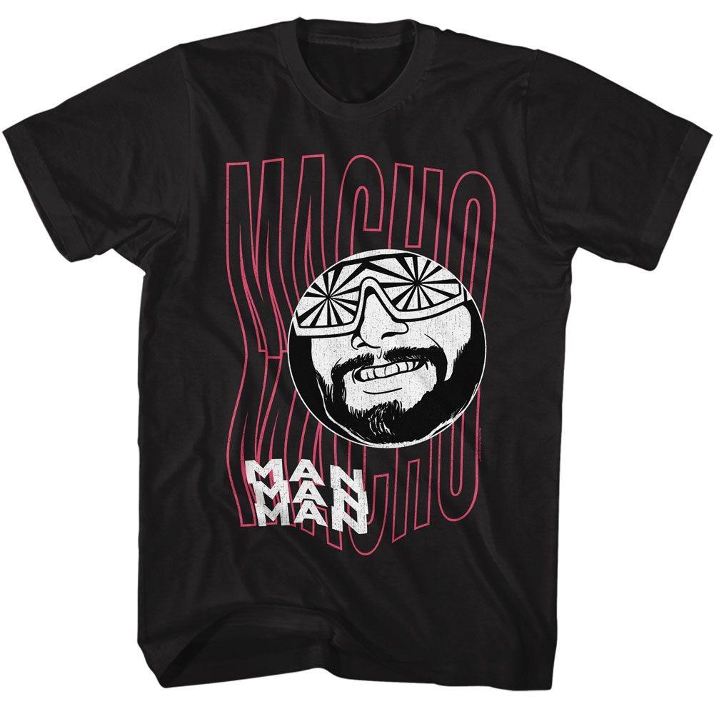 Macho Man Funky Text T-Shirt Unisex T-Shirt L