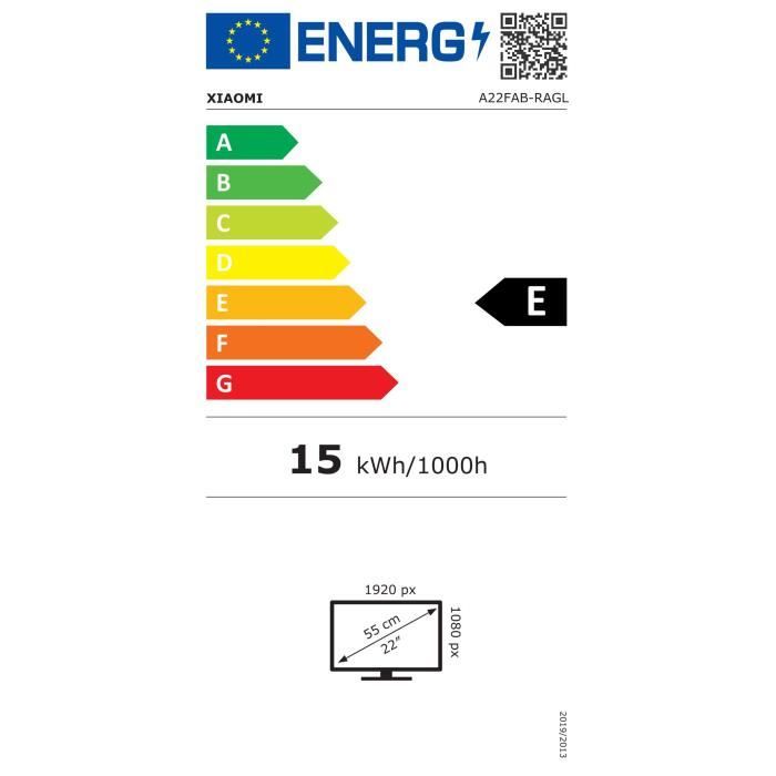 Ecran PC - XIAOMI - A22i - 21,45" - FHD - Dalle VA - 75Hz