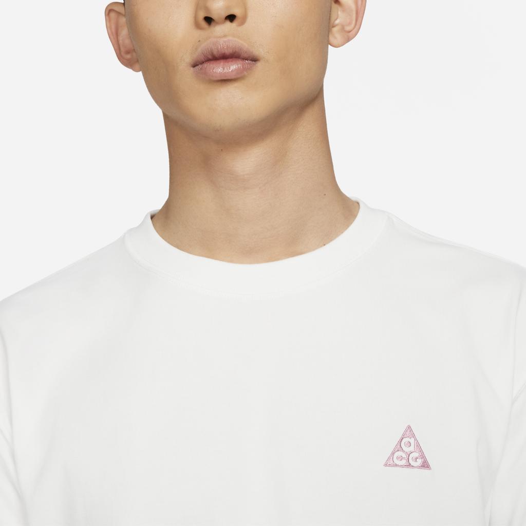 Nike ACG Casual Sports Round Neck Breathable Short Sleeve T-Shirt Unisex Tops White DC5357-121