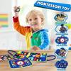 Montessori Kids Travel Toys Felt Activity Quiet Books Busy Board Activity Educational Sensory Learning Book Popular Toys Gifts