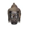 Buddhist Fengshui Iron Carved Buddha Head StatueRare Old Chinese