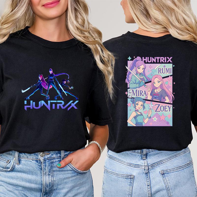 Mode Tryckt Rundhals T-shirt Dam Casual Komfort Kortärmad Kläder Topp