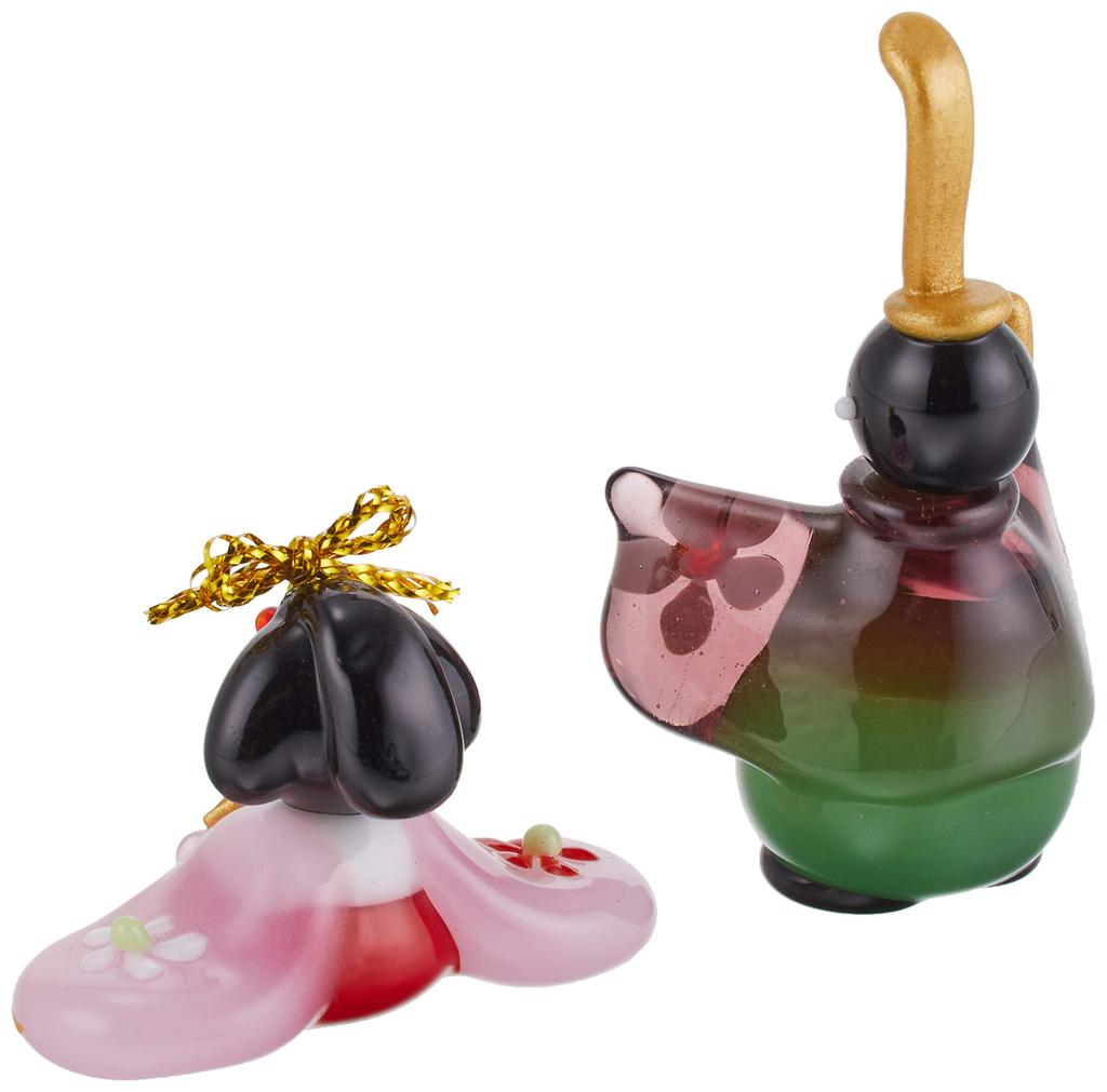 Cute Handmade Glass Hina Dolls from the Momoyama Period