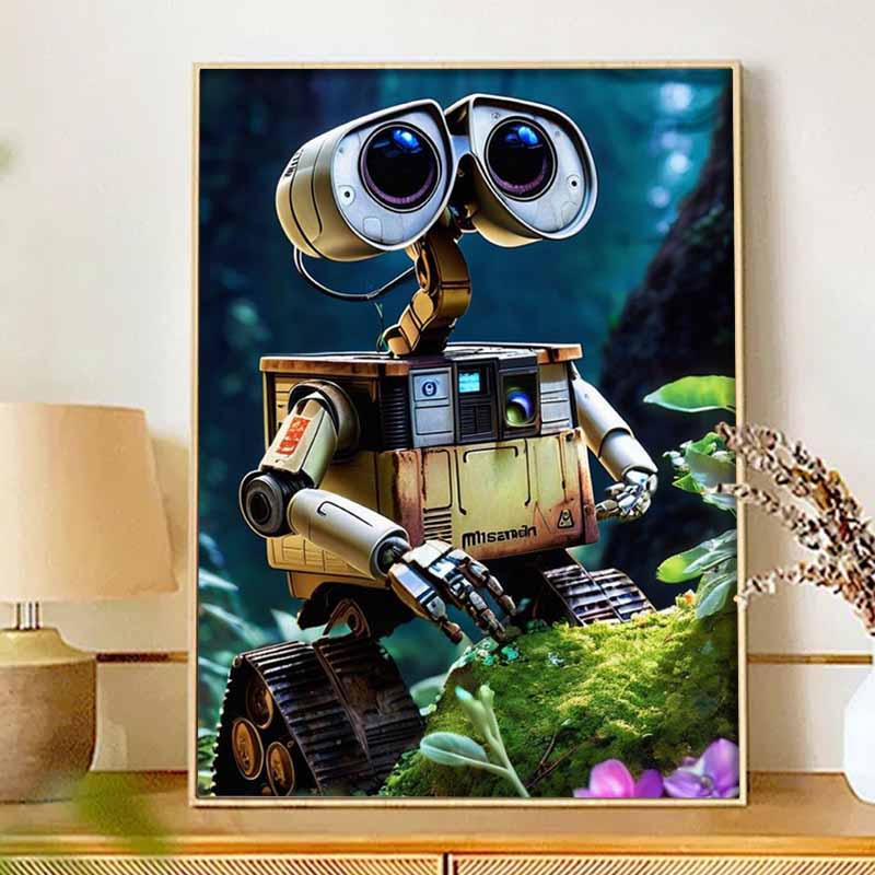 Disney WallE Diamond Painting 5D Handmade DIY Gift Diamond Painting Set Art Home Decor