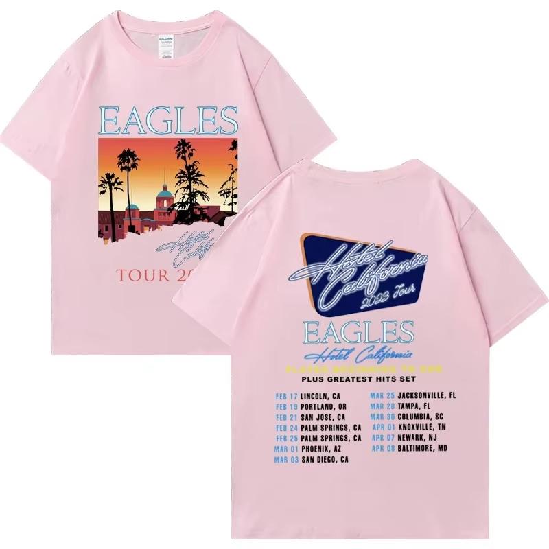 2025 Tricou Nou American Eagle Muzică Retro Femei Streetwear Clasic Bumbac Mânecă Scurtă