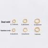 Gold-Filled Color-Preserving Jump Ring Clasps for DIY Jewelry - Necklace & Bracelet Connector Accessories