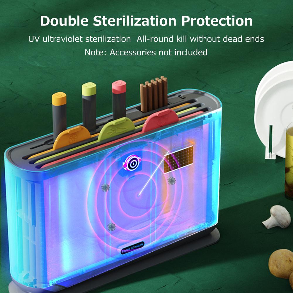 Knife Disinfection Rack Multifunctional Household UV Cutlery 2000mAh  Chopsticks CuttingTube