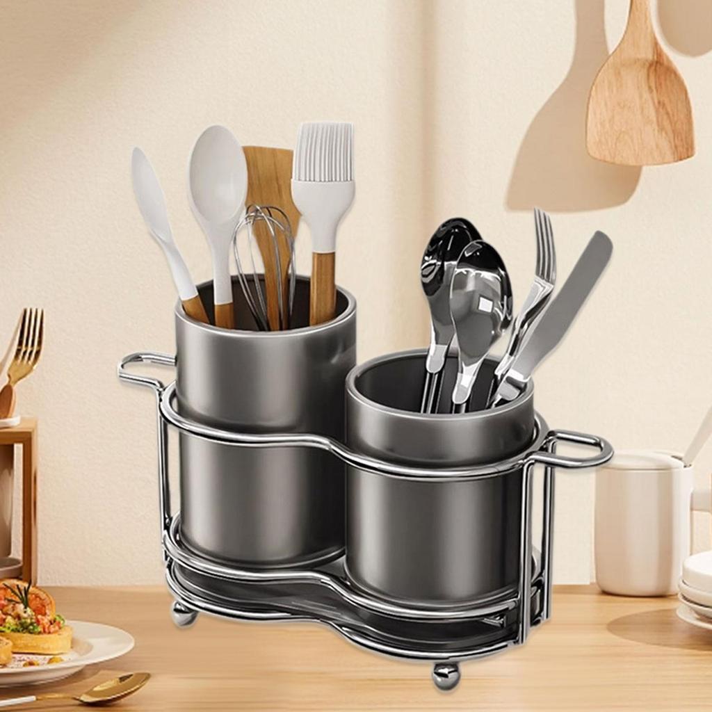 Bestekhouder Tafelblad Organizer Stevig Bestek Opslag Bestekhouder voor Tafel op Feest Restaurant Eetstokjes Vorken