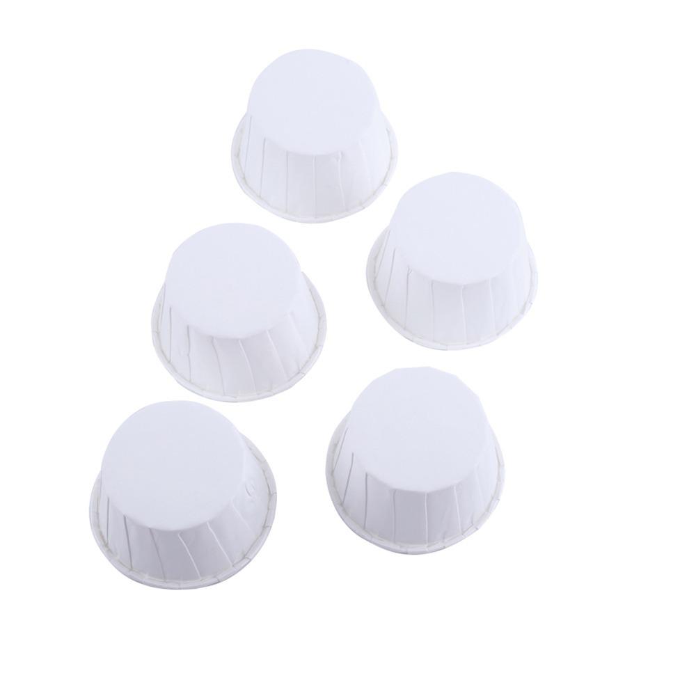 100pcs Coated Paper Paper Cake Cupcake Liner Rolled Edge Polka Dot Polka Dot Baking Cups Round Non-Stick