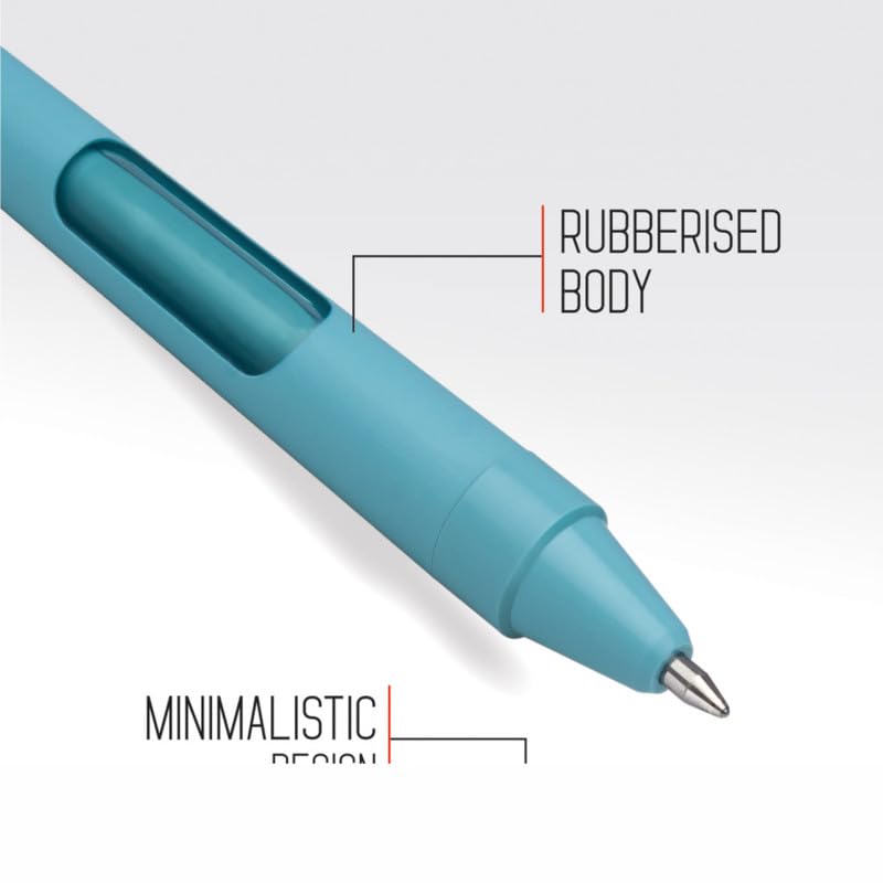 Flair Zoox F7 0.7mm Retractable Gel Pens Blue Ink Pack Of 1 x 5pcs Smooth Writing Waterproof Ink For School Office Journaling