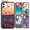 Krajews Hot Air Balloon Art Soft Phone Case Cover For iPhone 17 Air 16 15 14 Plus 11 12 13 Pro Max Plus Coque Fundas