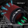 Universeller Auto-Luftfilter Modifikation High Flow Einlass Auto Kaltluftansaugung Luftfilter Reiniger Rohr Modifizierter Roller 76/100mm