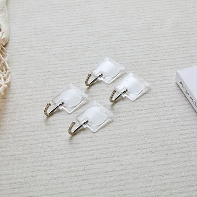 Easy-to-attach Tape-type Clear Square hanger_DY0424013