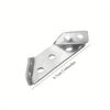 10PCS Angle Corner Brackets Fasteners Heavy Protector Right Triangular Angle Corner Stand Supporting Cabinet Furniture Hardware