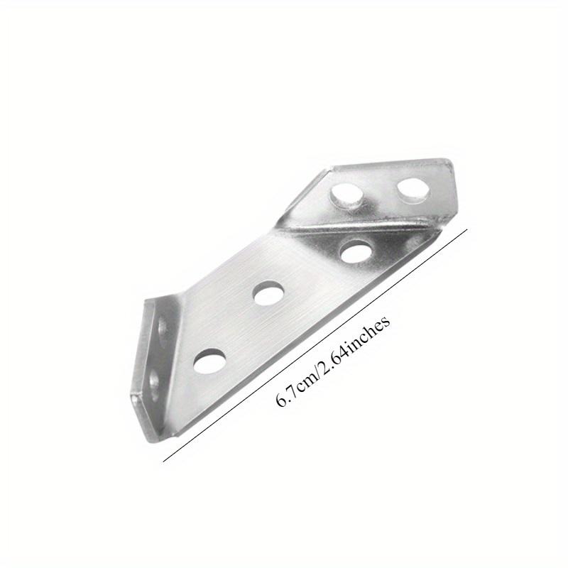 10PCS Angle Corner Brackets Fasteners Heavy Protector Right Triangular Angle Corner Stand Supporting Cabinet Furniture Hardware