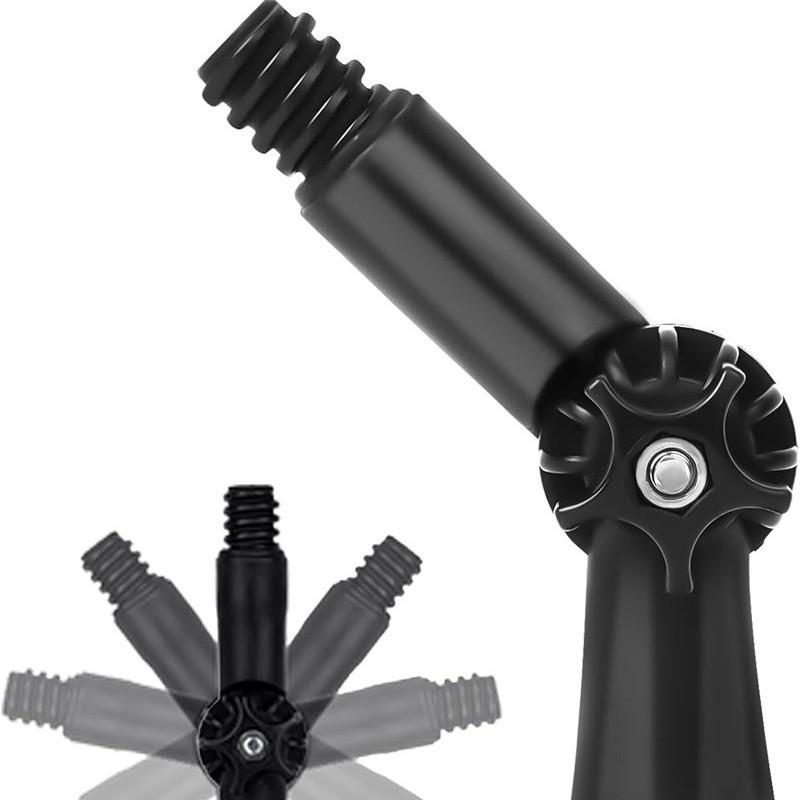 Adaptador de Junta Angular Universal Solo la Cabeza Para Poste Telescópico Accesorio de Limpieza de Ventanas y Canalones