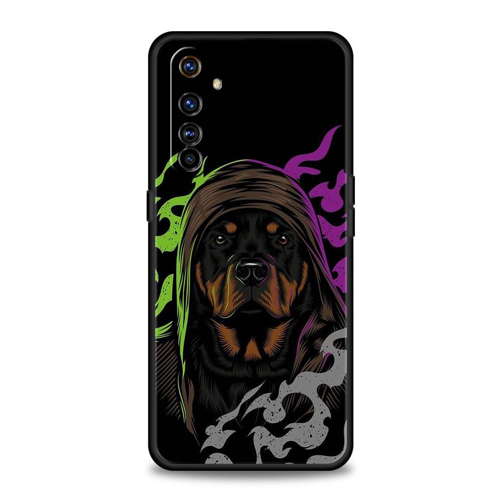 Doberman Dog Case For Realme C67 C63 C55 C53 C35 C25 C21 GT 2 3 5 6 10 11 12 13 Pro Plus 5G Soft TPU Phone Cover Fundas Capa Bag