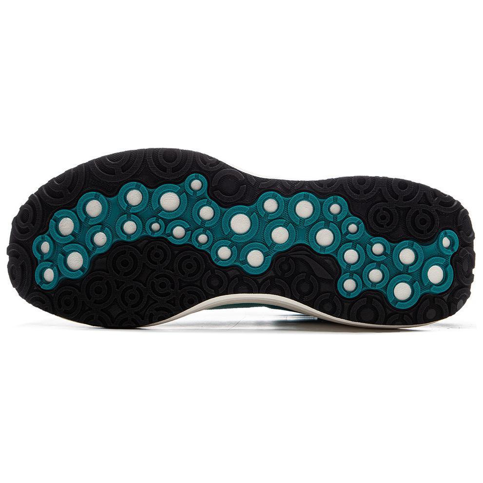New LiNing SOFT PLUS Cushioned Anti Slip And Wear Resistant Lightweight Low Top Casual Shoes Men's Black White Green AGLV003-3