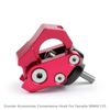 CNC Alu Motorcycle Red M6 Carry Helmet Bottle Hanger Holder Hook Universal