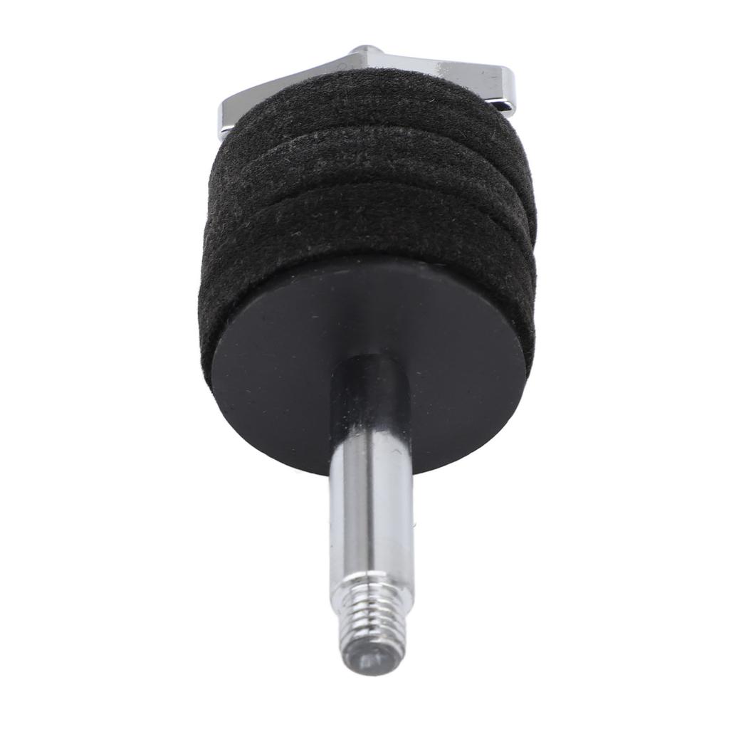 Cymbal Stacker Aluminum Alloy Felt Water Cymbal Stand Stacker Attachment for Drum Set Black